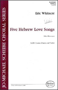 Five Hebrew Love Songs SATB choral sheet music cover Thumbnail